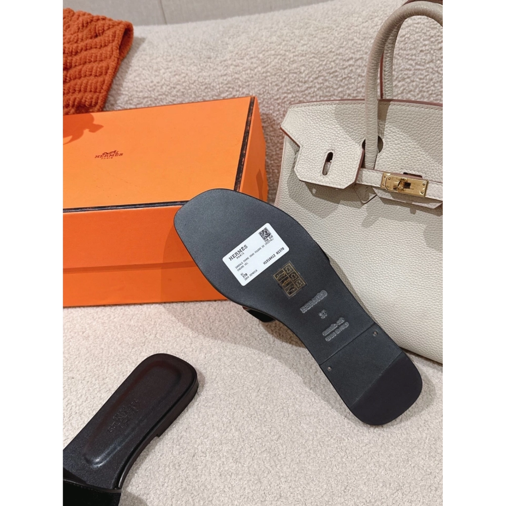 Hermes Oran slides summer shoes_15