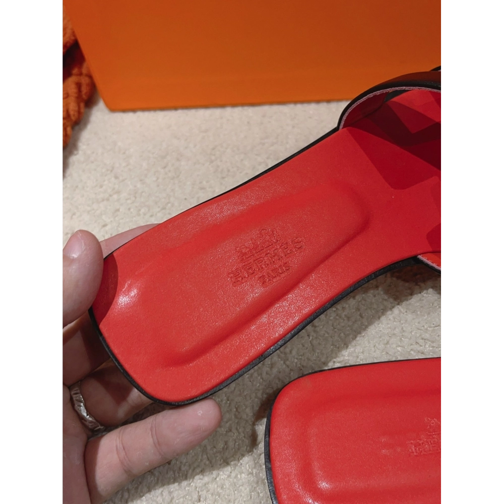 Hermes Oran slides summer shoes_2