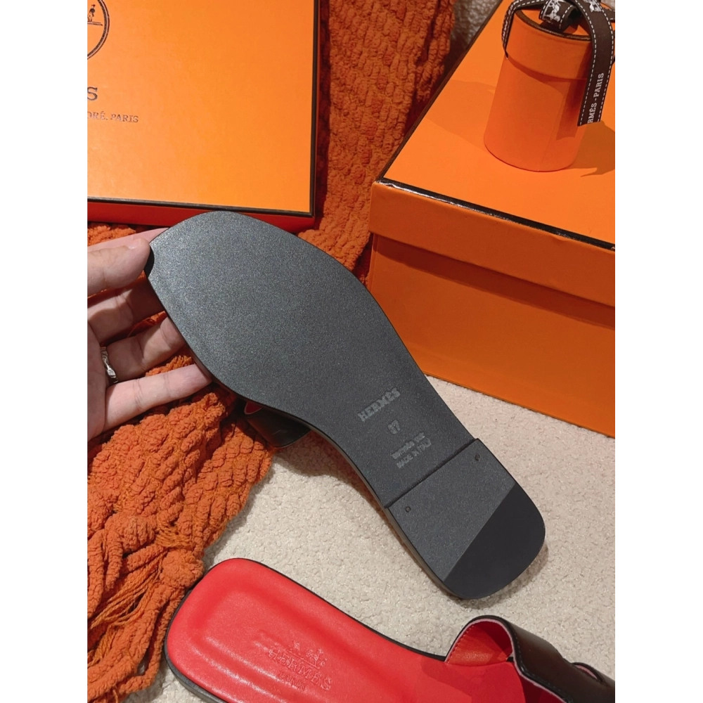 Hermes Oran slides summer shoes_2
