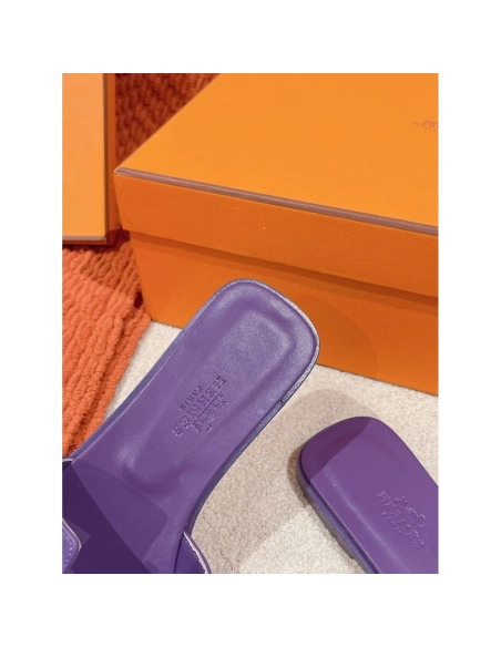Hermes Oran slides summer shoes_5