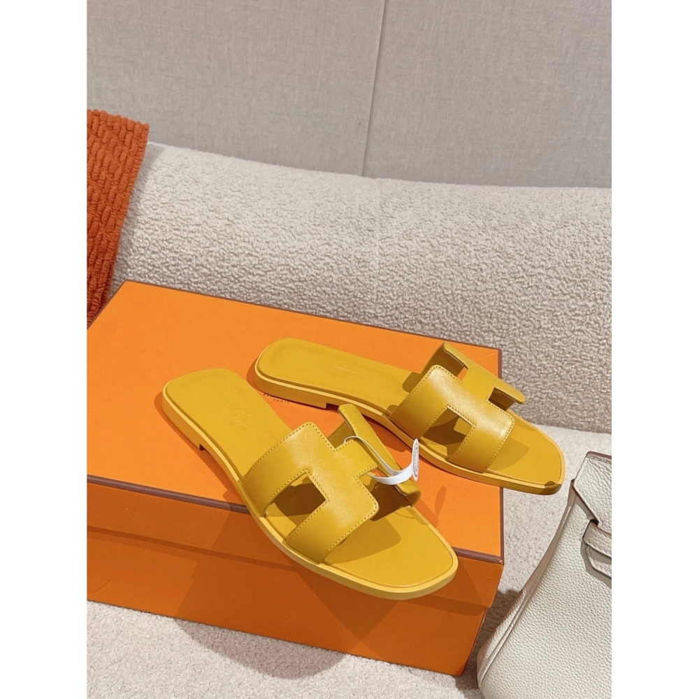 Hermes Oran slides summer shoes_6