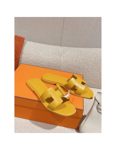 Hermes Oran slides summer shoes_6