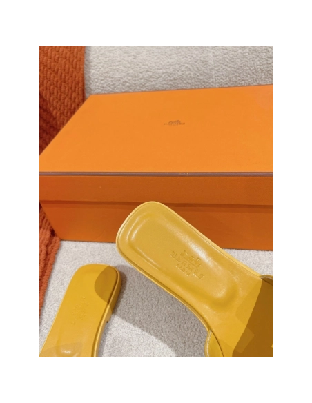 Hermes Oran slides summer shoes_6