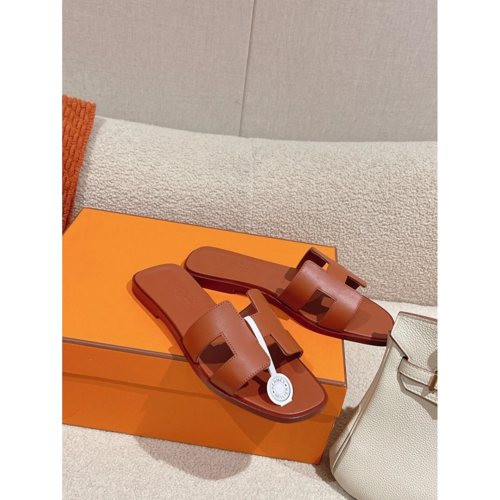 Hermes Oran slides summer shoes_7