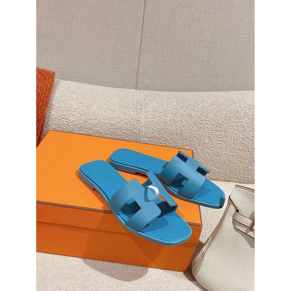 Hermes Oran slides summer shoes_8