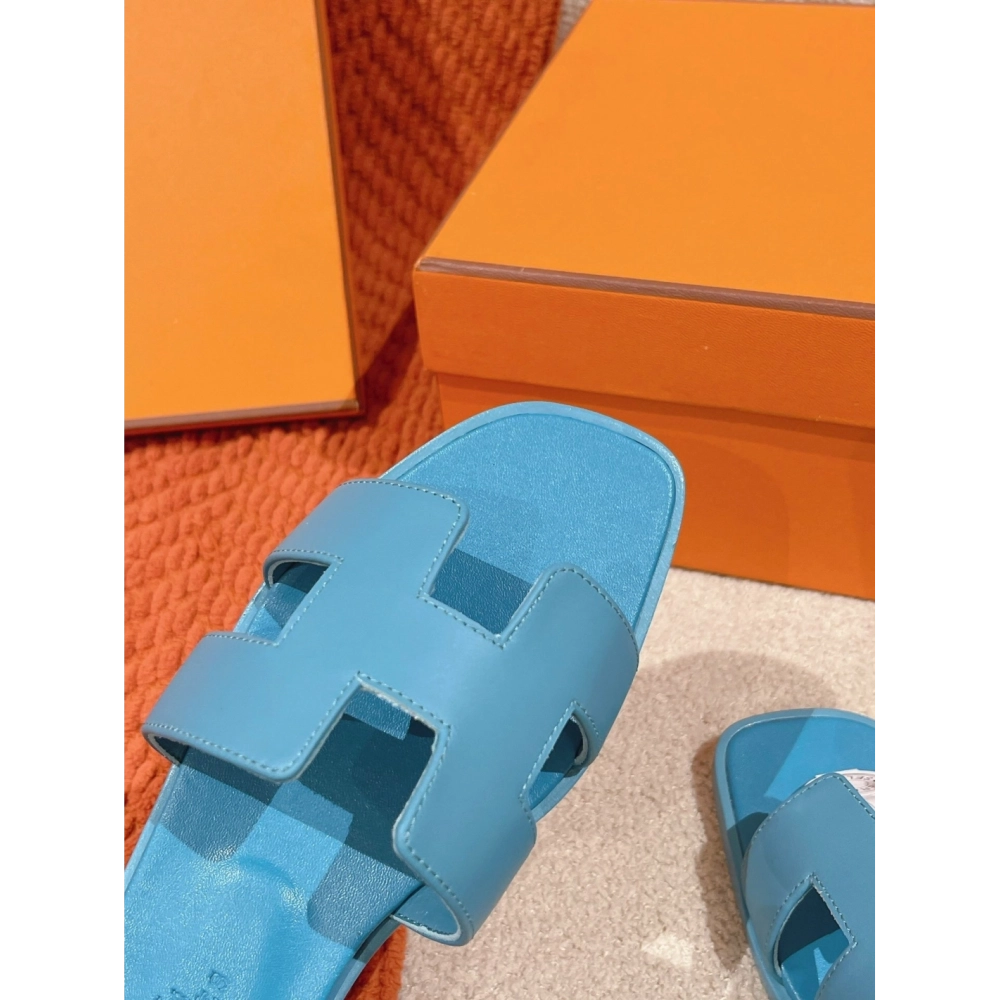 Hermes Oran slides summer shoes_8