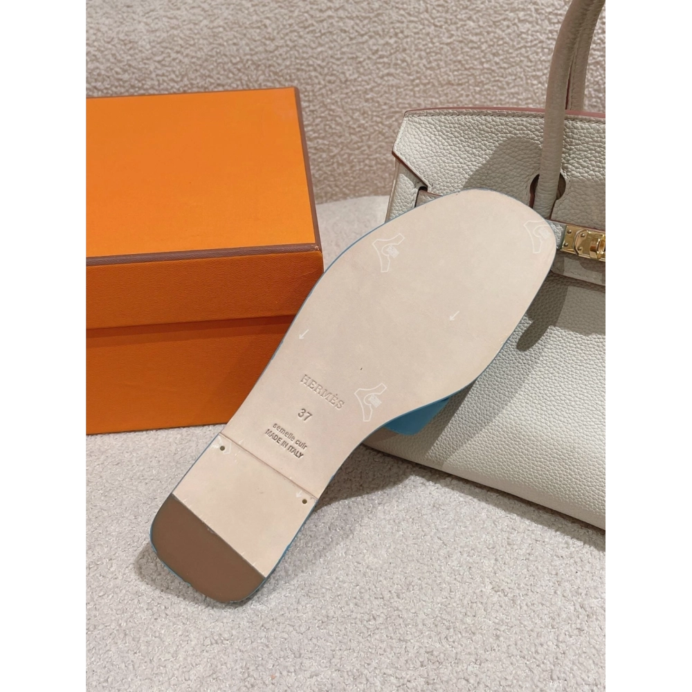 Hermes Oran slides summer shoes_8