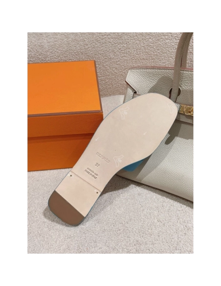 Hermes Oran slides summer shoes_8