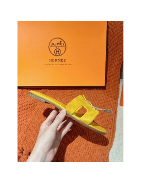 Hermes Oran slides summer shoes_9