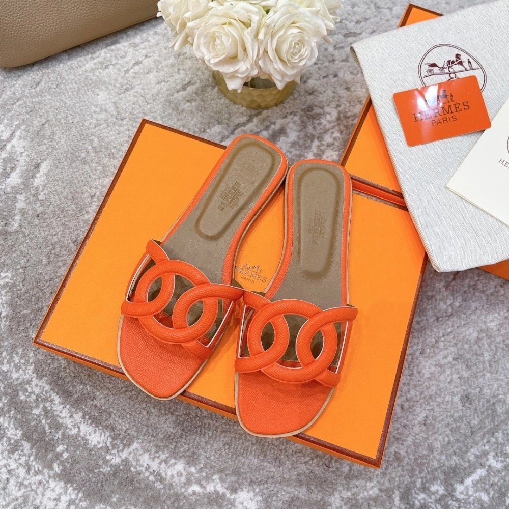 Hermes slides summer shoes_12