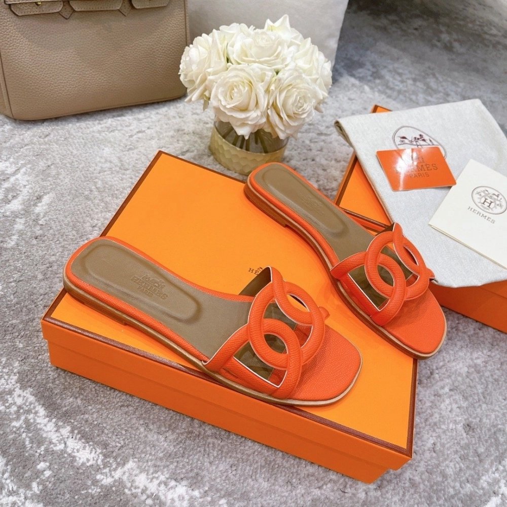 Hermes slides summer shoes_12