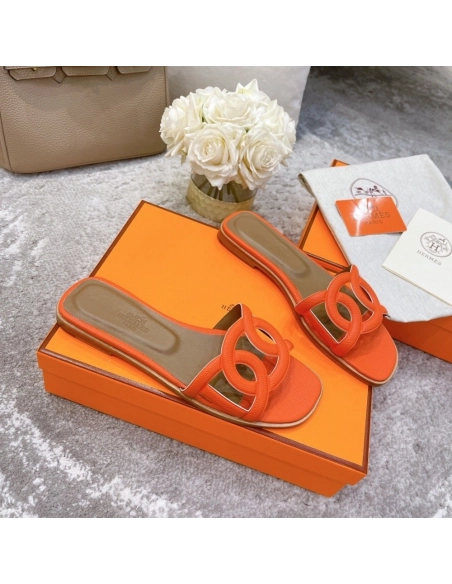 Hermes slides summer shoes_12