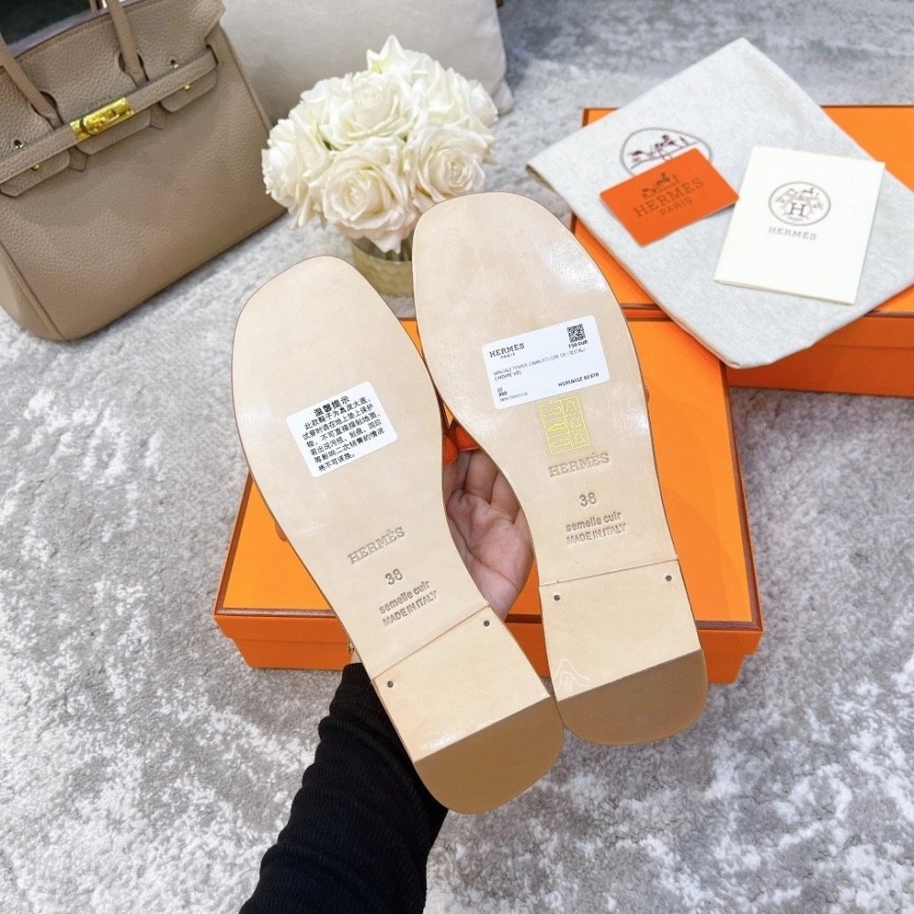 Hermes slides summer shoes_12