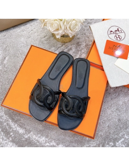 Hermes slides summer shoes_14