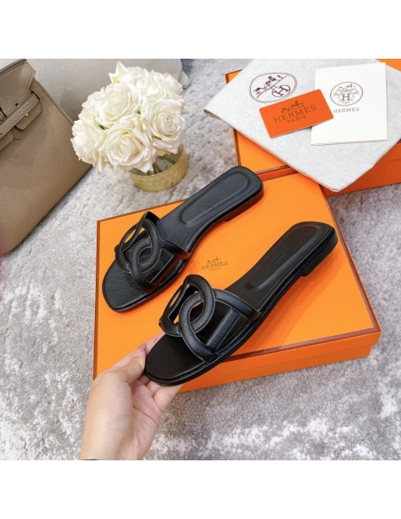 Hermes slides summer shoes_14