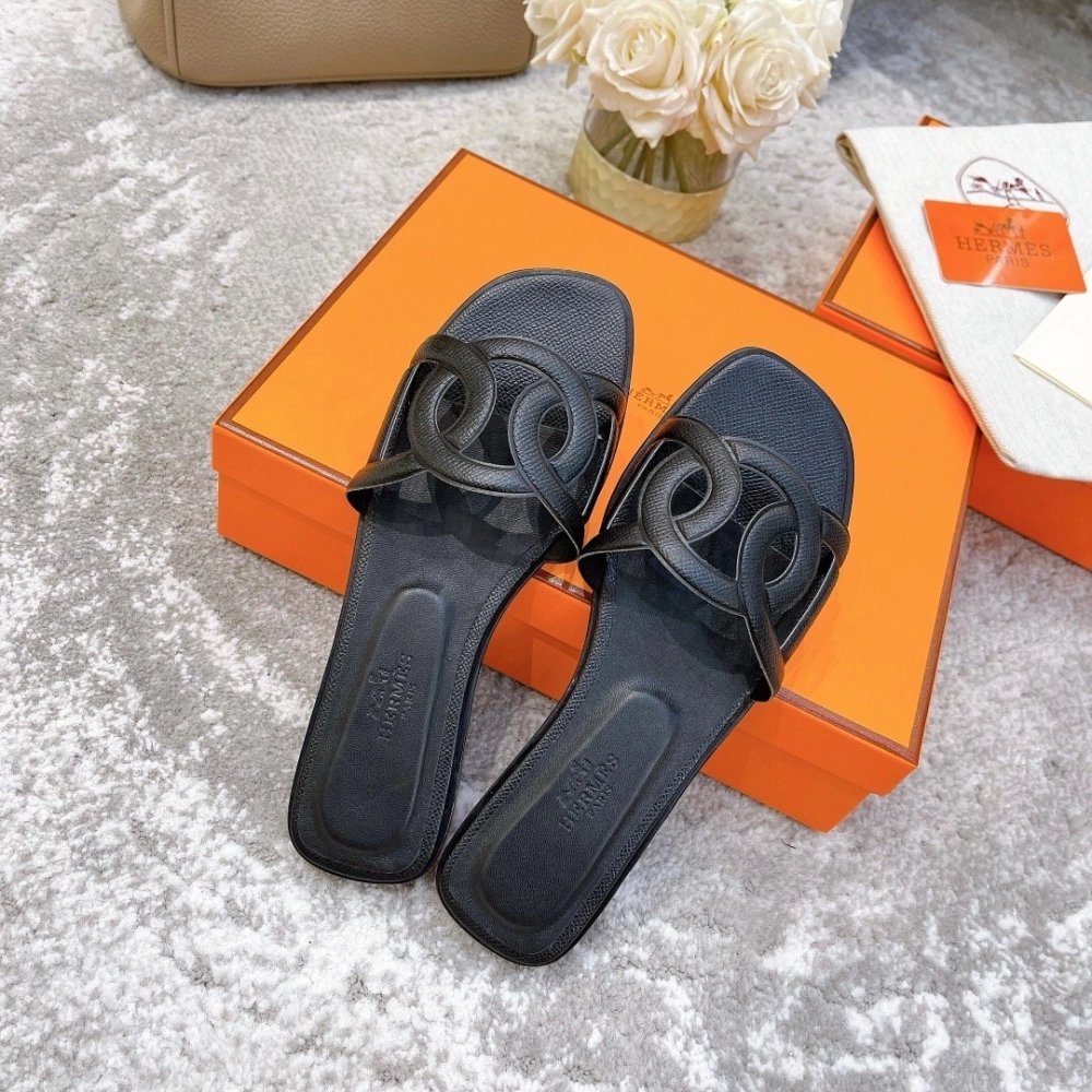 Hermes slides summer shoes_14