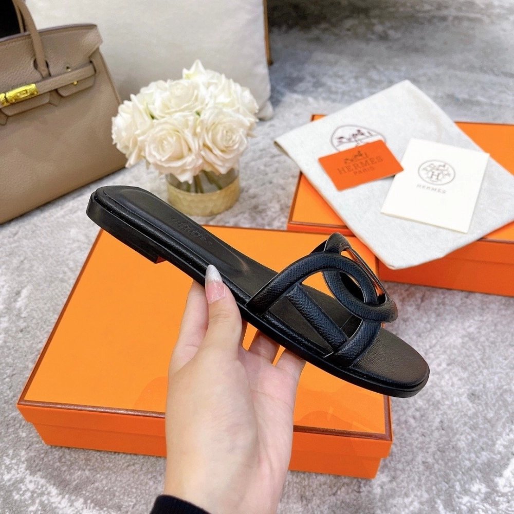 Hermes slides summer shoes_14