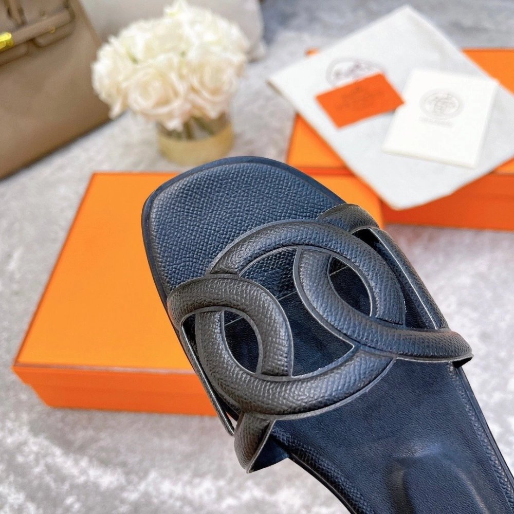 Hermes slides summer shoes_14