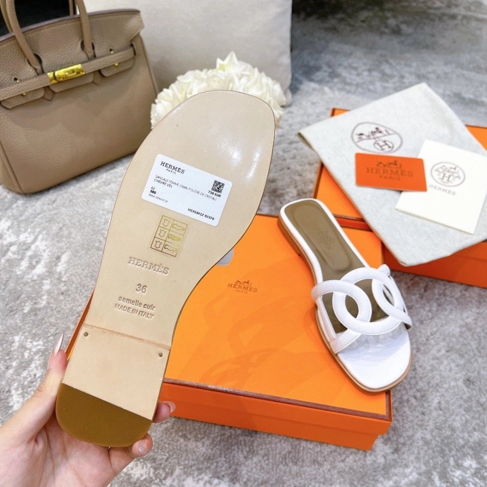 Hermes slides summer shoes_15