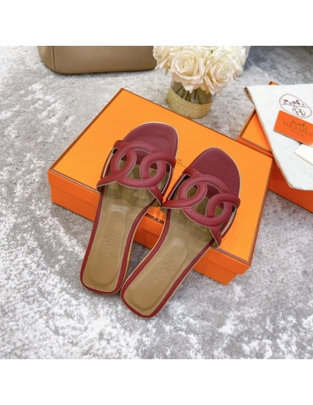 Hermes slides summer shoes_16
