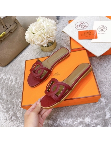 Hermes slides summer shoes_16