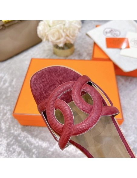 Hermes slides summer shoes_16