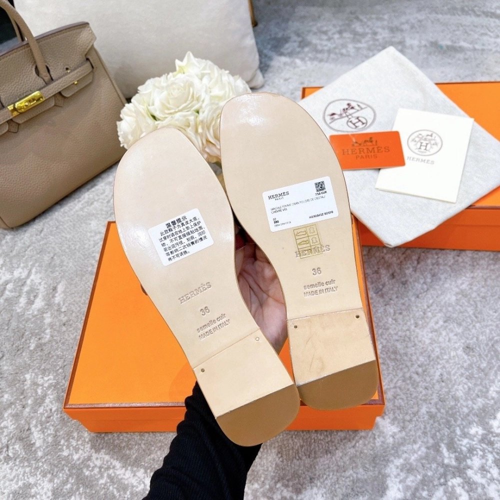 Hermes slides summer shoes_16