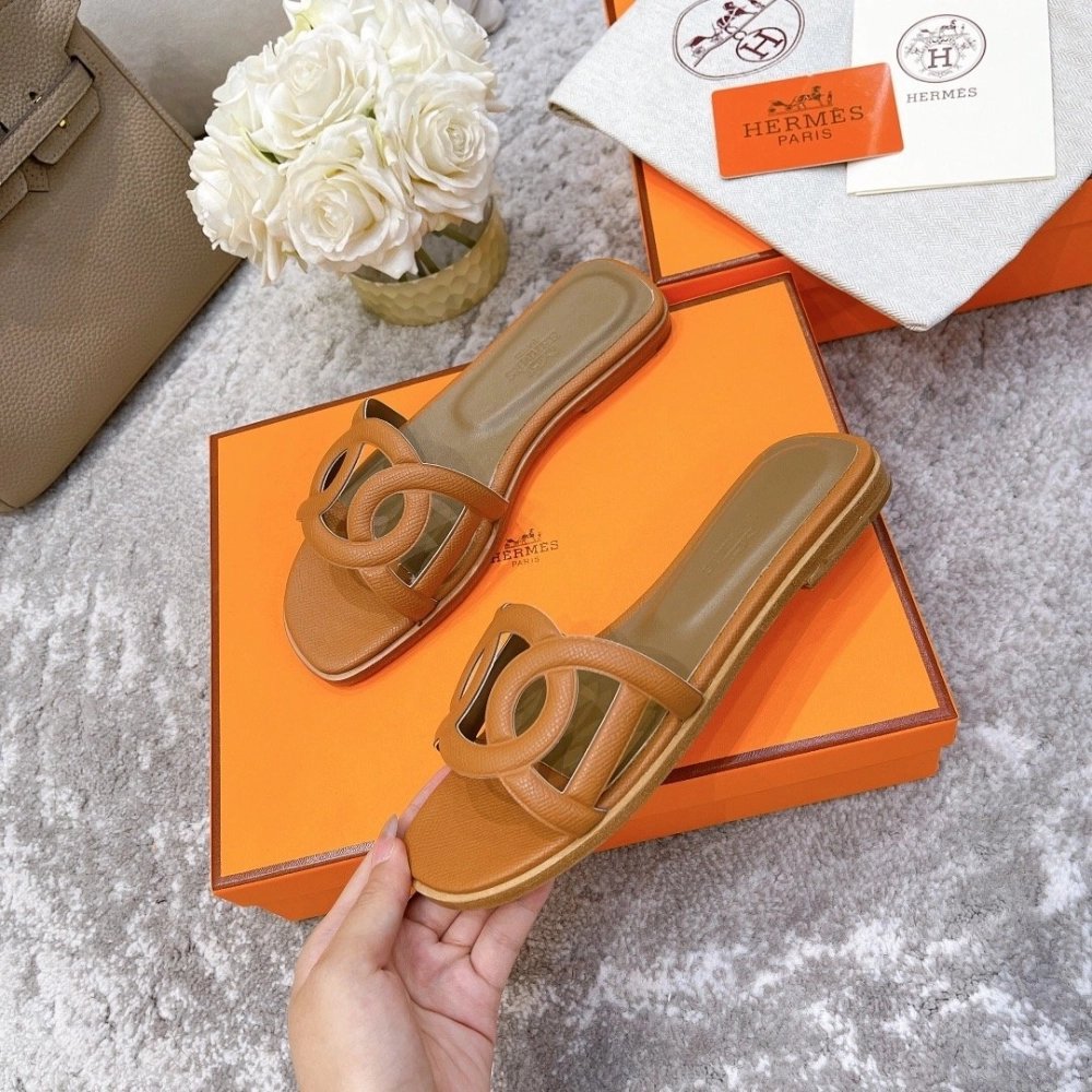 Hermes slides summer shoes_17