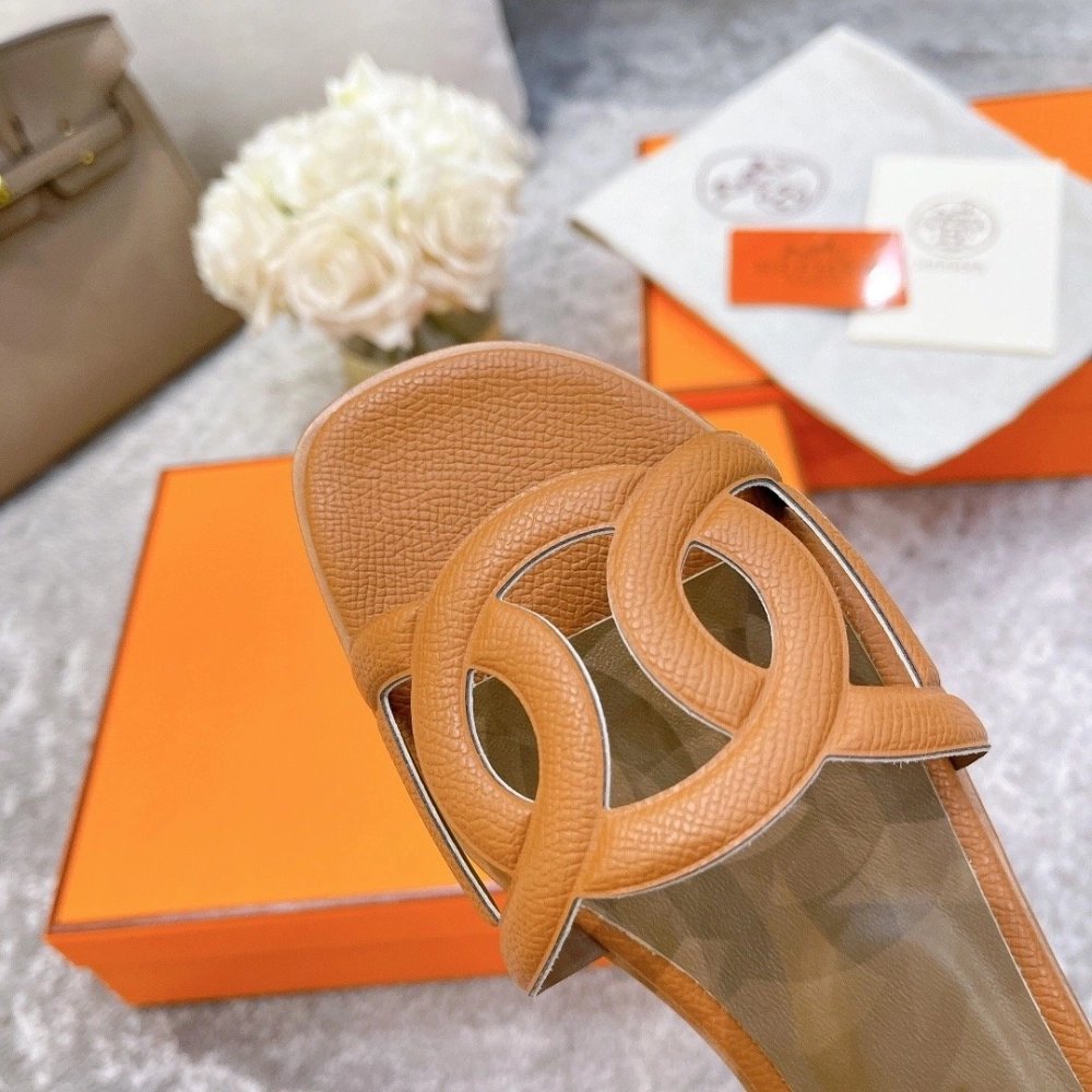 Hermes slides summer shoes_17
