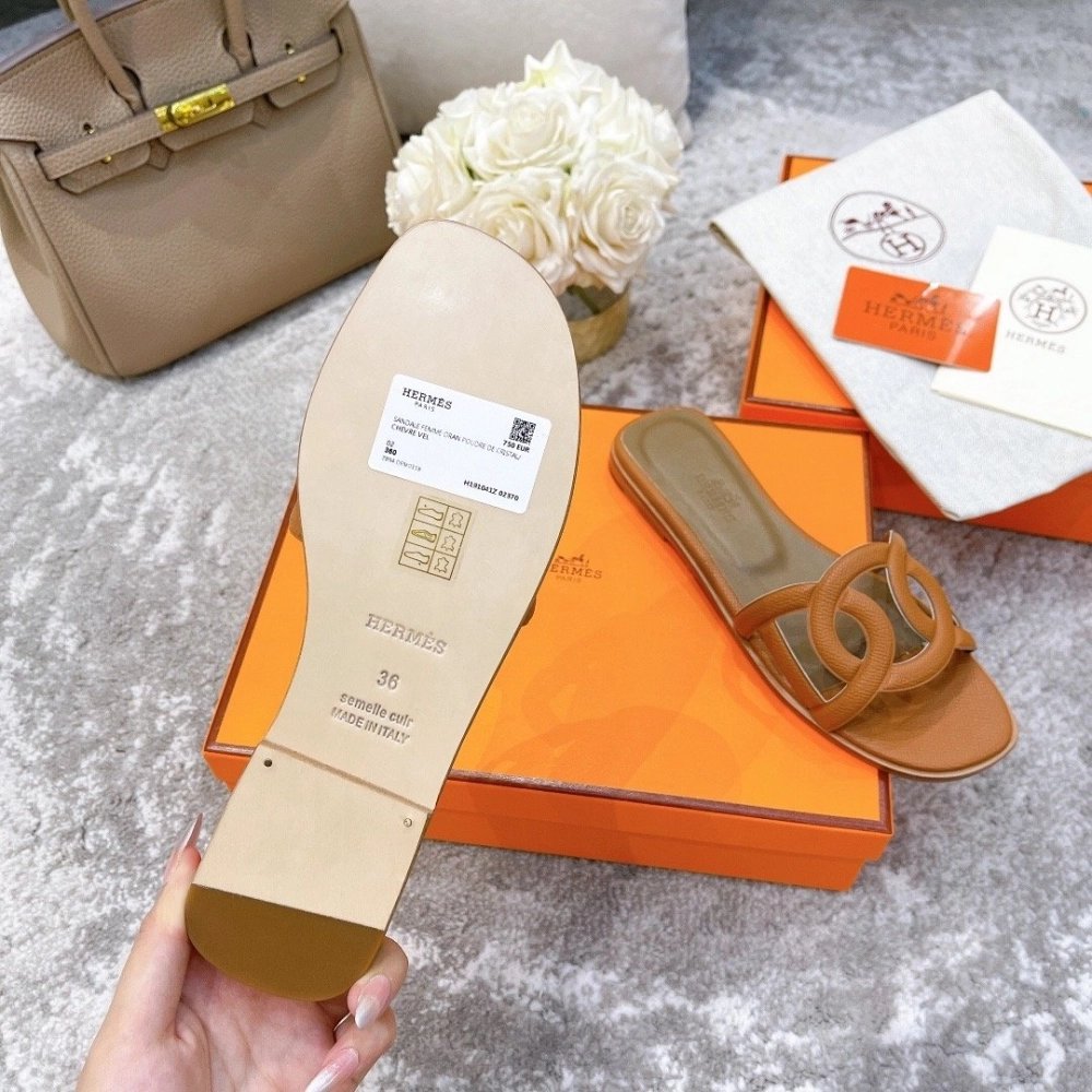 Hermes slides summer shoes_17