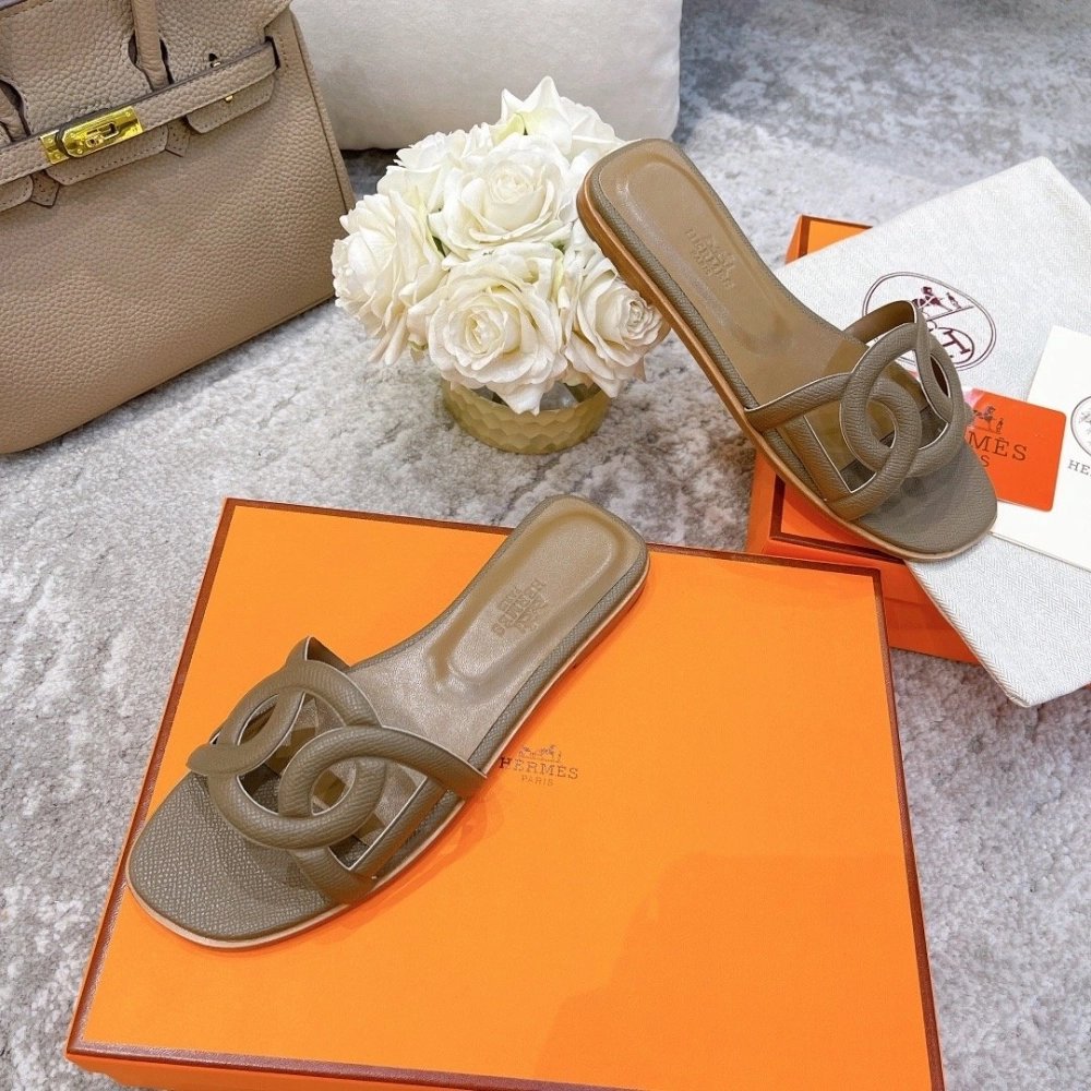 Hermes slides summer shoes_18