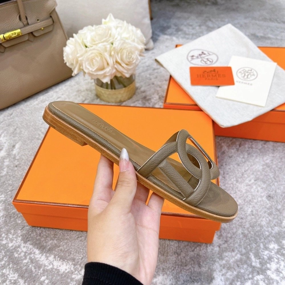 Hermes slides summer shoes_18