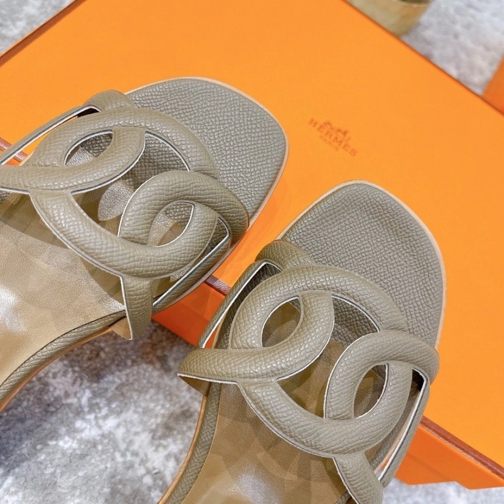 Hermes slides summer shoes_18