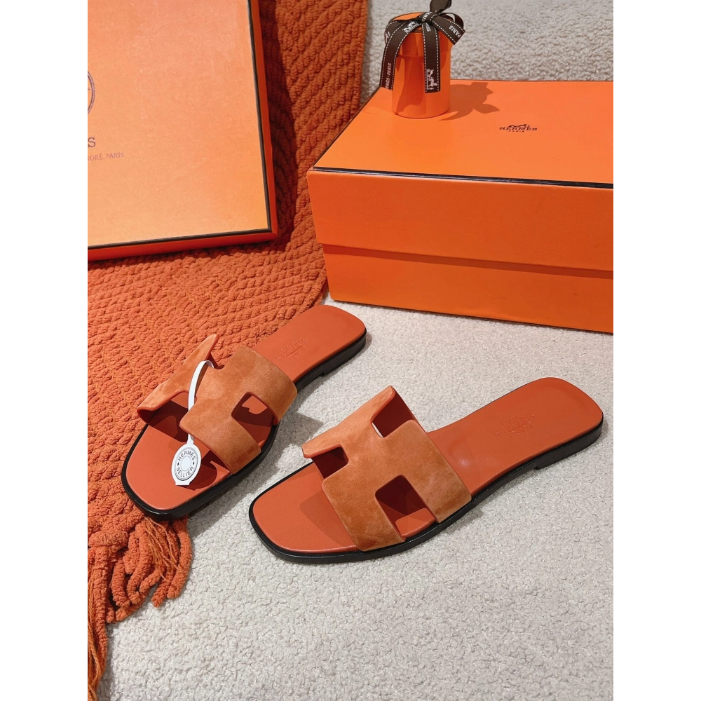 Hermes Oran slides summer shoes_10