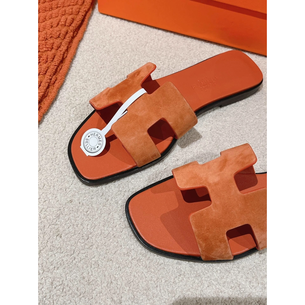 Hermes Oran slides summer shoes_10