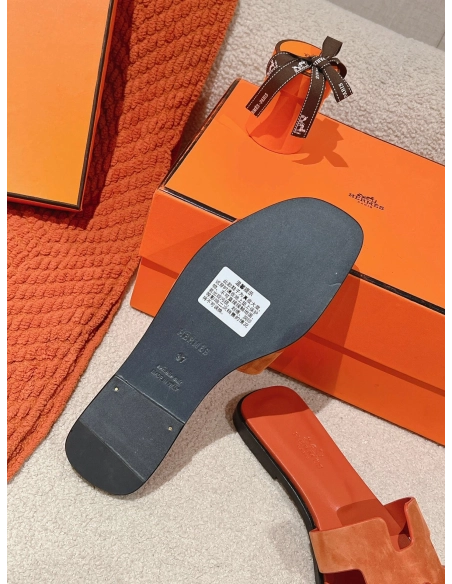 Hermes Oran slides summer shoes_10