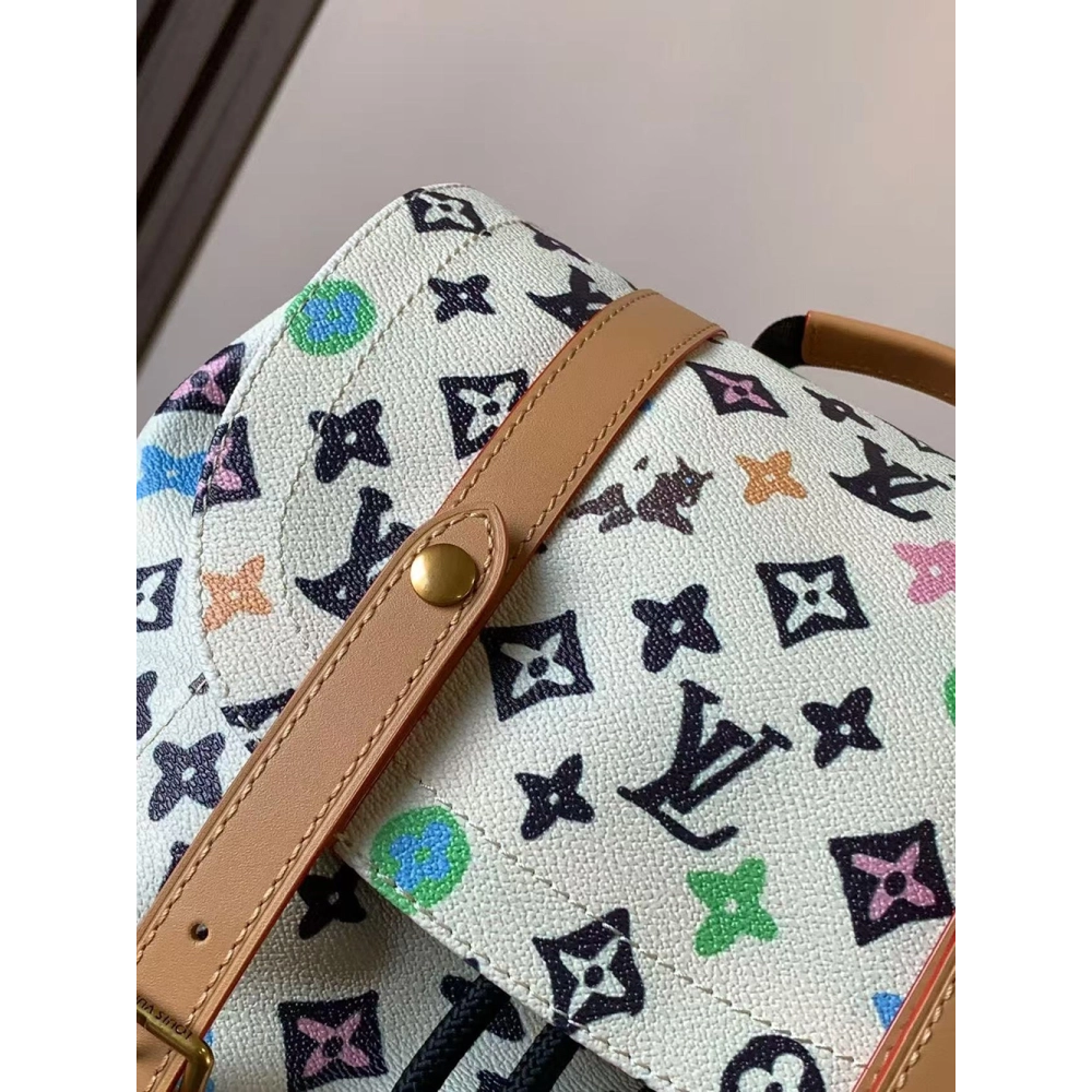 Louis Vuitton Christopher MM Vanilla Bags M25240 44X38X12.5cm,Louis Vuitton Bags