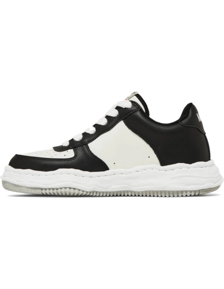 Maison Mihara Yasuhiro Wayne OG Sole Leather Low Black,MAISON MIHARA YASUHIRO