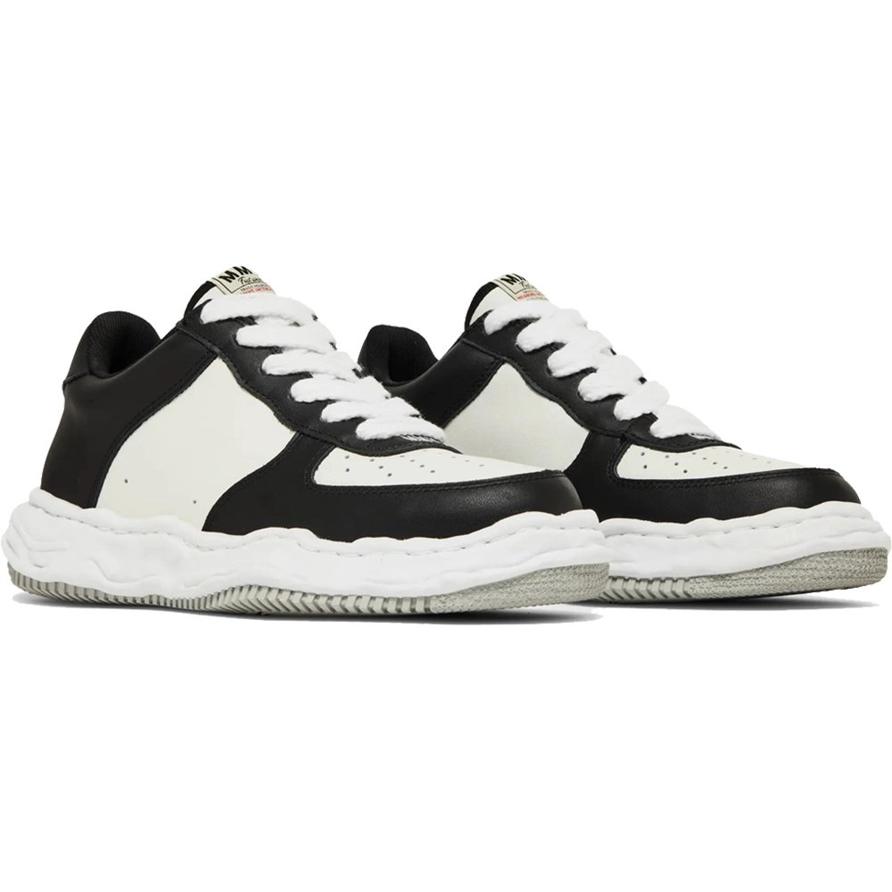 Maison Mihara Yasuhiro Wayne OG Sole Leather Low Black,MAISON MIHARA YASUHIRO
