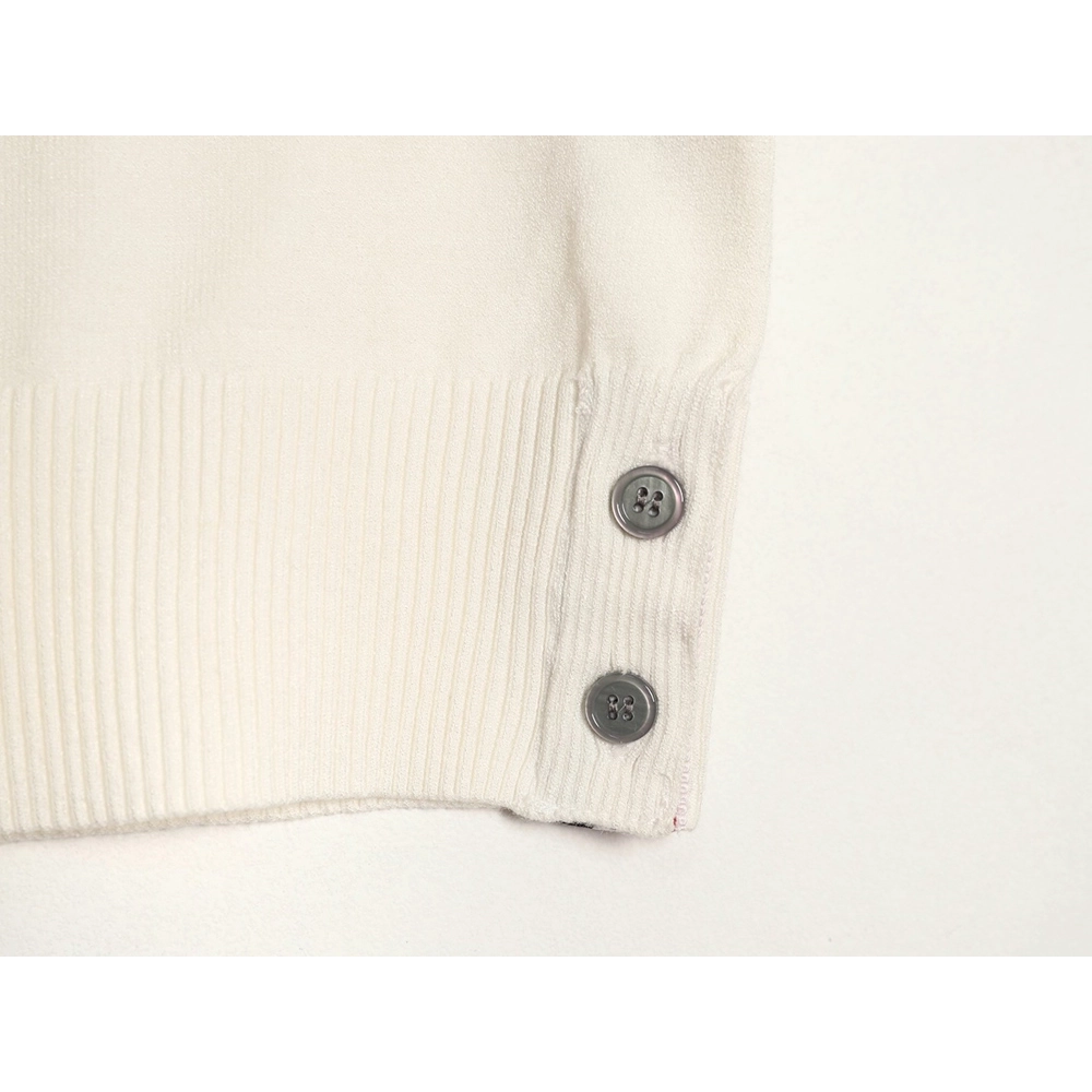 Thom Browne Knitted Four-Bar Polo Short Sleeve T-Shirt,Thom Browne