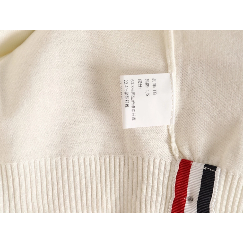 Thom Browne Knitted Four-Bar Polo Short Sleeve T-Shirt,Thom Browne
