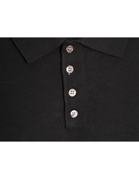Thom Browne Knitted Four-Bar Polo Short Sleeve T-Shirt TSK2,Thom Browne
