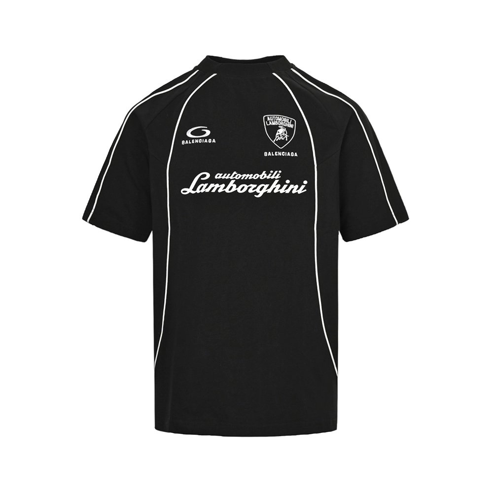 Balenciaga Lamborghini embroidered short sleeve,Balenciaga