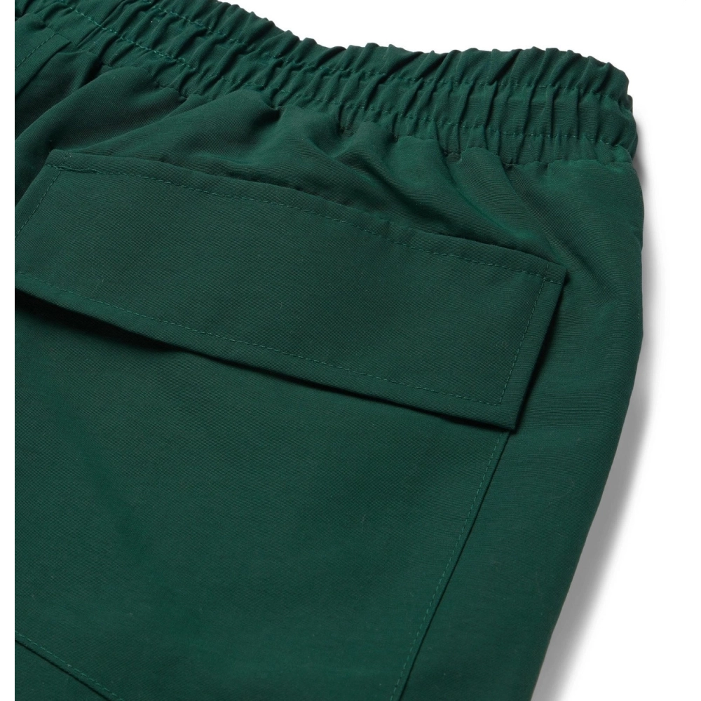 Rhude Logo Print Shell Drawstring Shorts - Green,Rhude