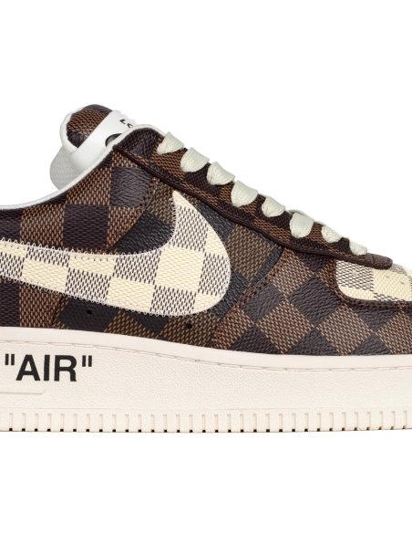 Louis Vuitton Nike Air Force 1 Virgil Abloh Damier,NIKE AIR FORCE