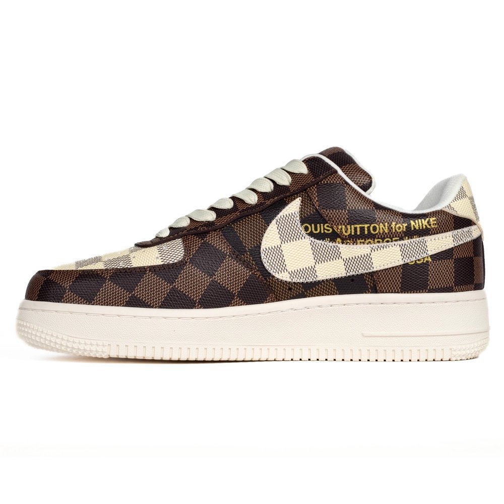 Louis Vuitton Nike Air Force 1 Virgil Abloh Damier,NIKE AIR FORCE