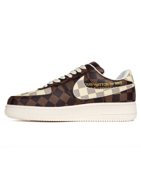 Louis Vuitton Nike Air Force 1 Virgil Abloh Damier,NIKE AIR FORCE