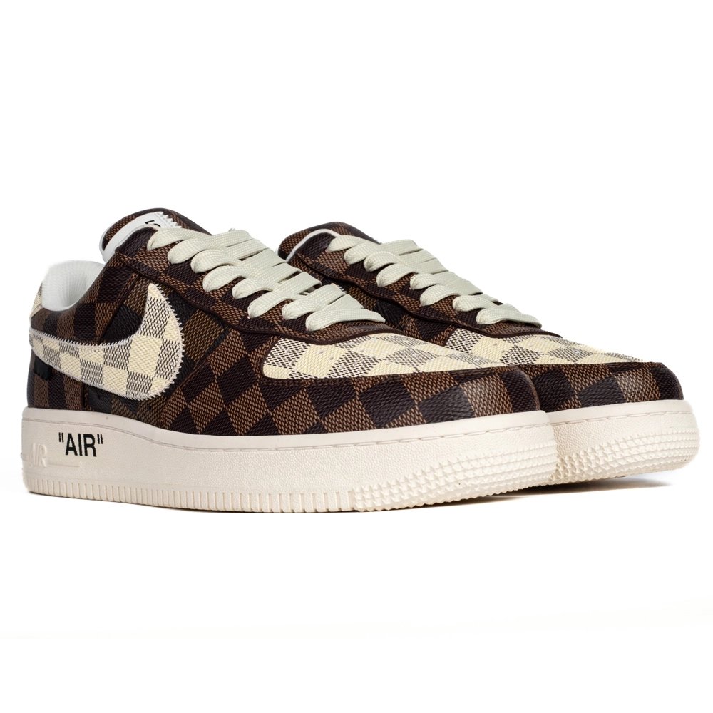 Louis Vuitton Nike Air Force 1 Virgil Abloh Damier,NIKE AIR FORCE