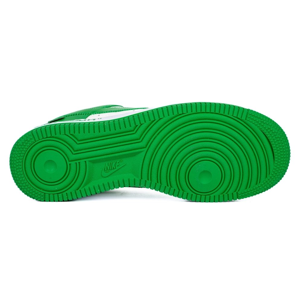 Louis Vuitton Nike Air Force 1 Virgil Abloh Green White,NIKE AIR FORCE