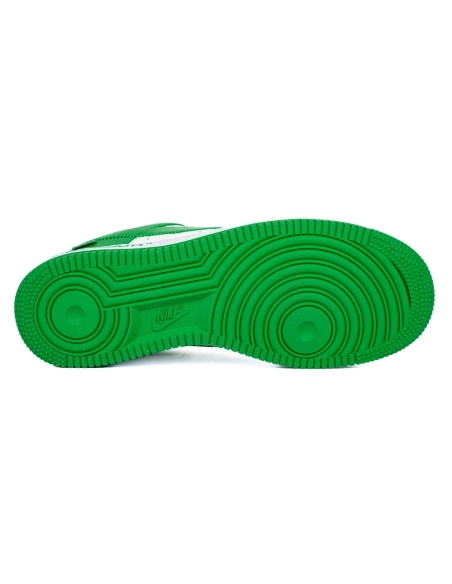 Louis Vuitton Nike Air Force 1 Virgil Abloh Green White,NIKE AIR FORCE